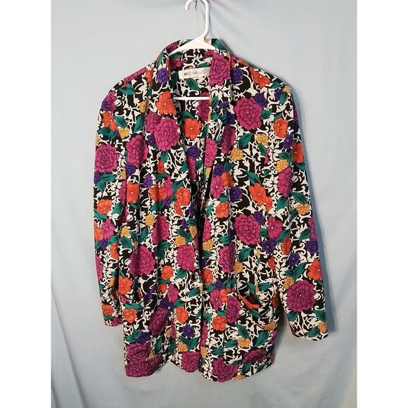Ms Chaus   multi color retro jacket - Picture 3 of 7